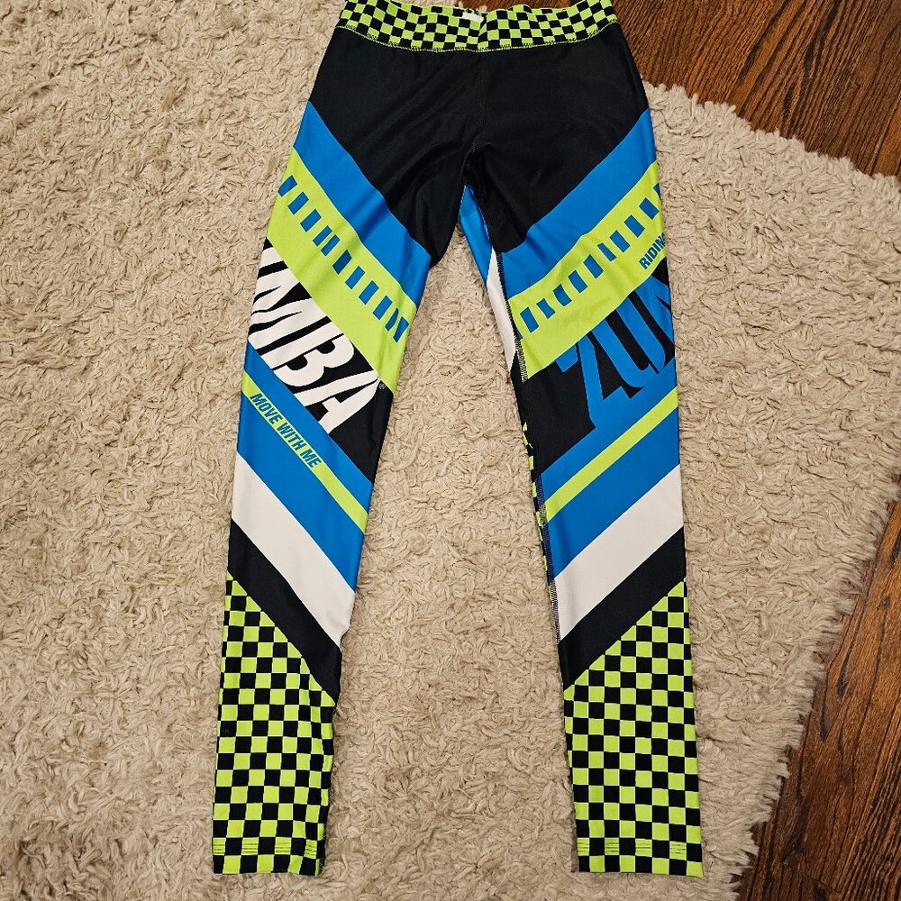 Zumba Racing Leggings Size M